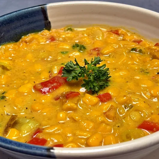 Vegan corn chowder