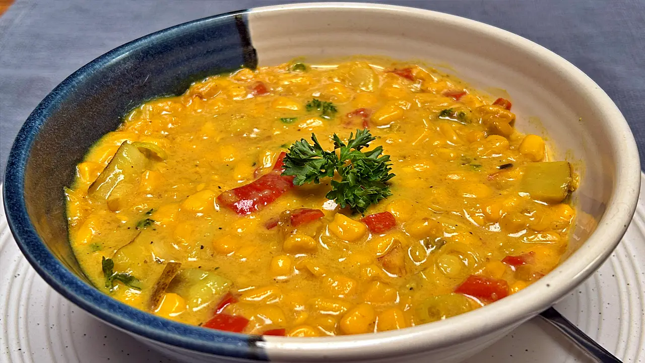Vegan corn chowder