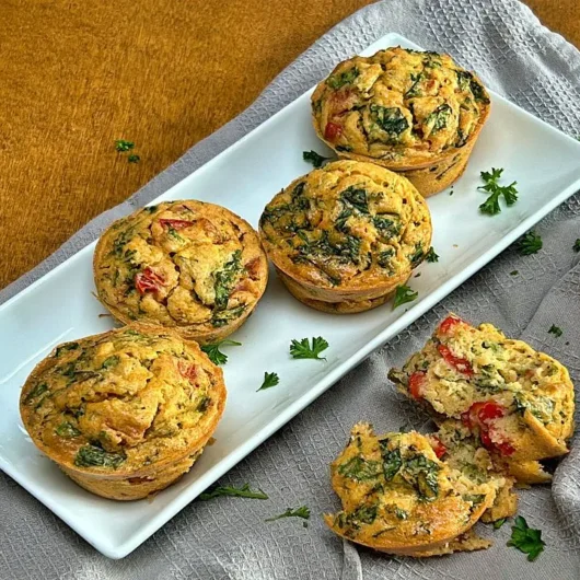 Chickpea flour muffins