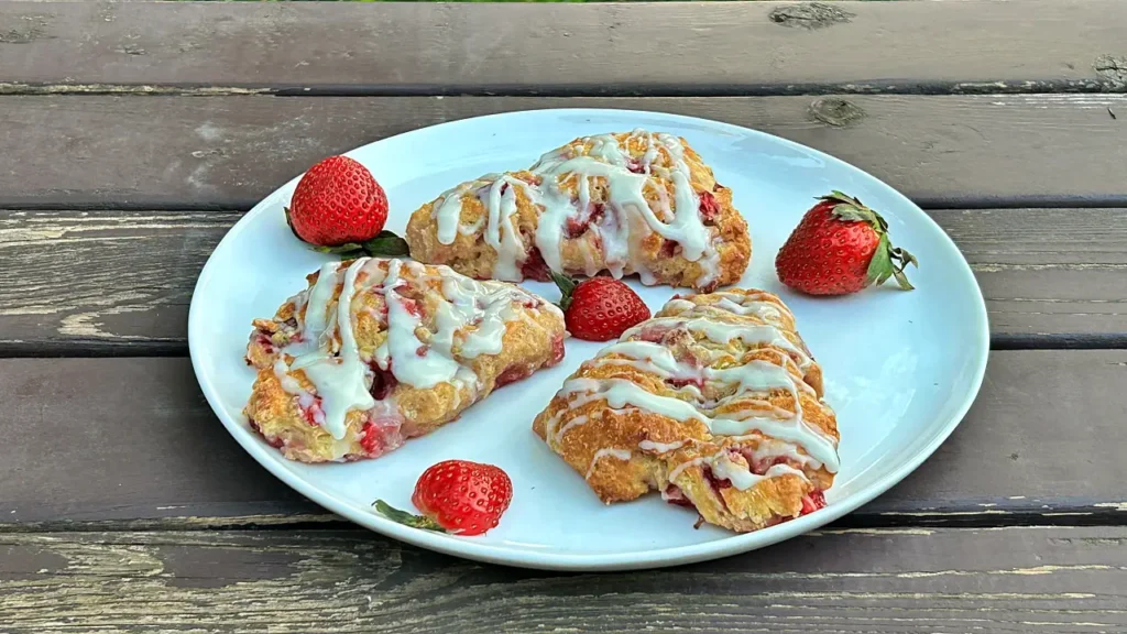 Strawberry scones