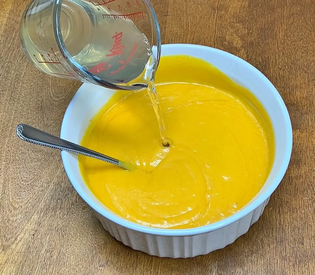 Mango Pudding gelatine to mix
