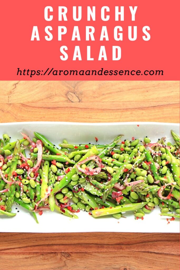 Crunchy Asparagus Salad with Edamame