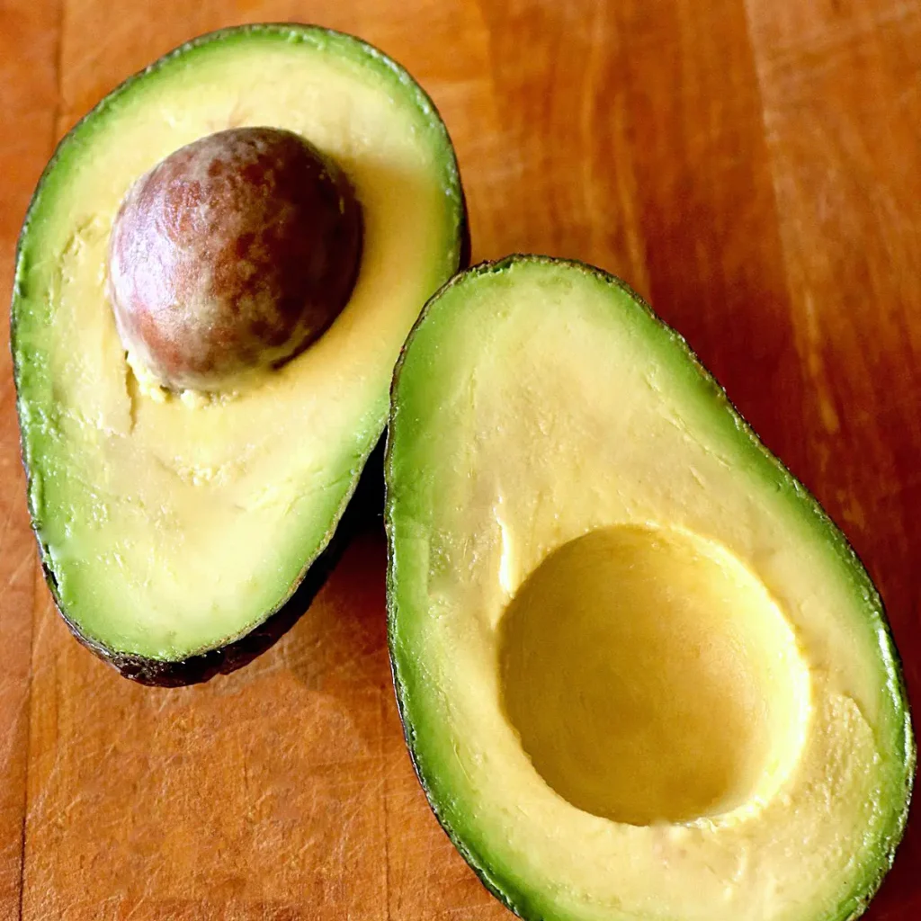 Cut avocado