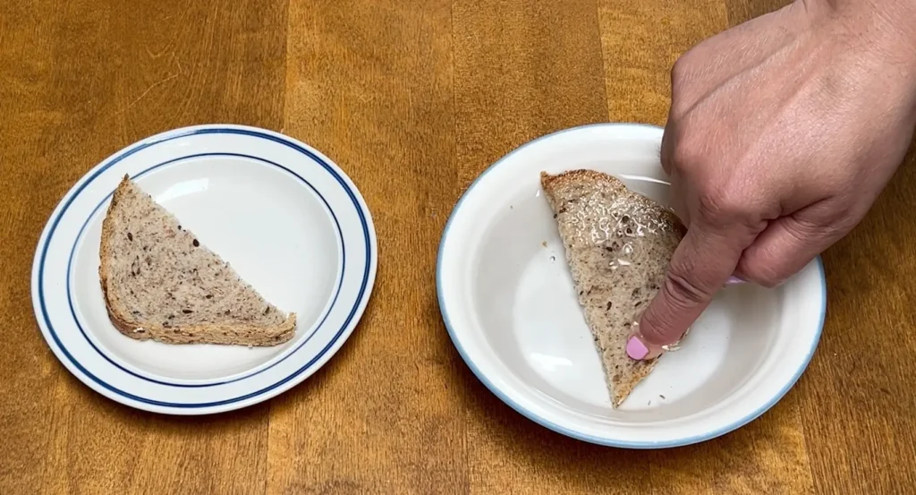 Gazpacho bread in water