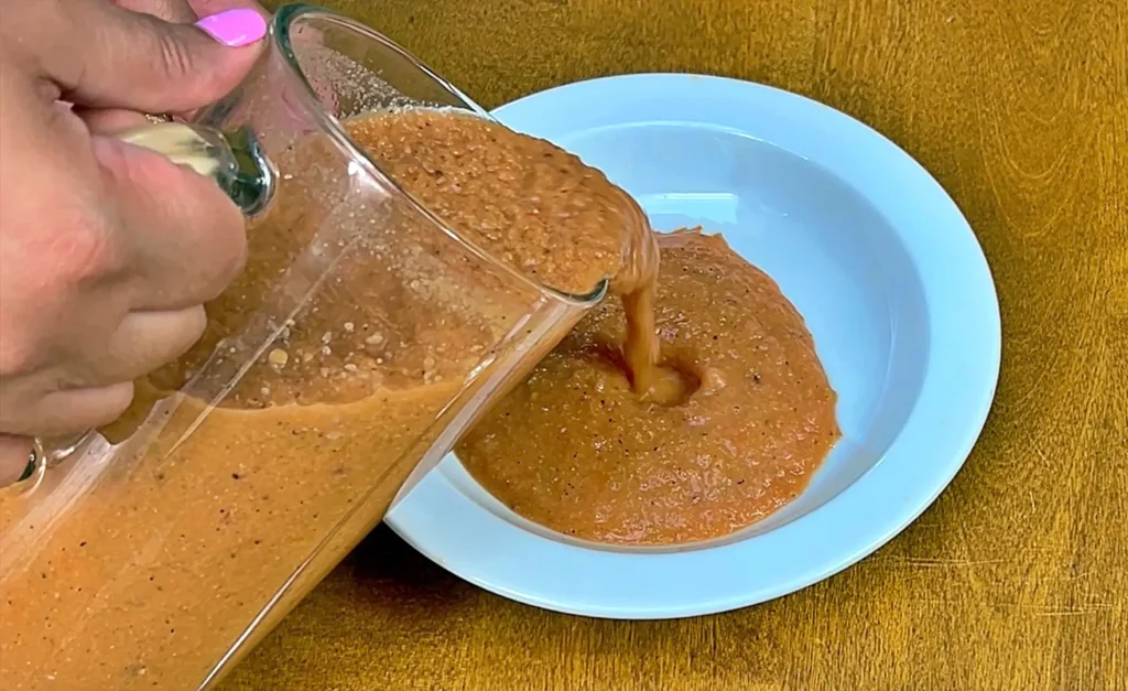 Gazpacho ready to serve