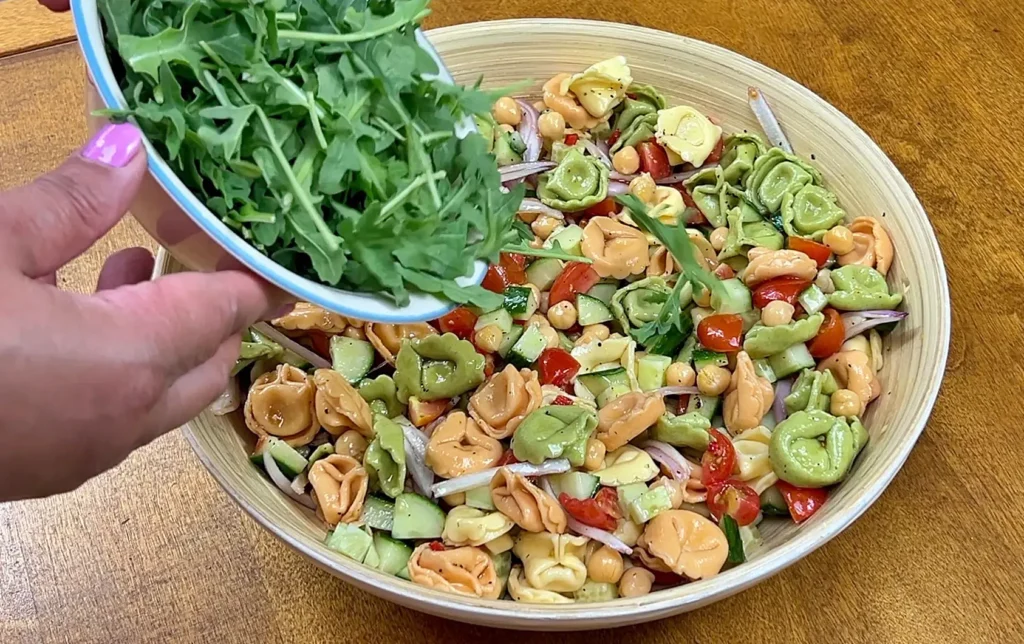 Tortellini Salad arugula