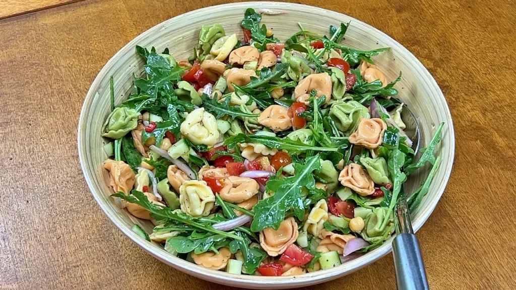 Mediterranean tortellini salad